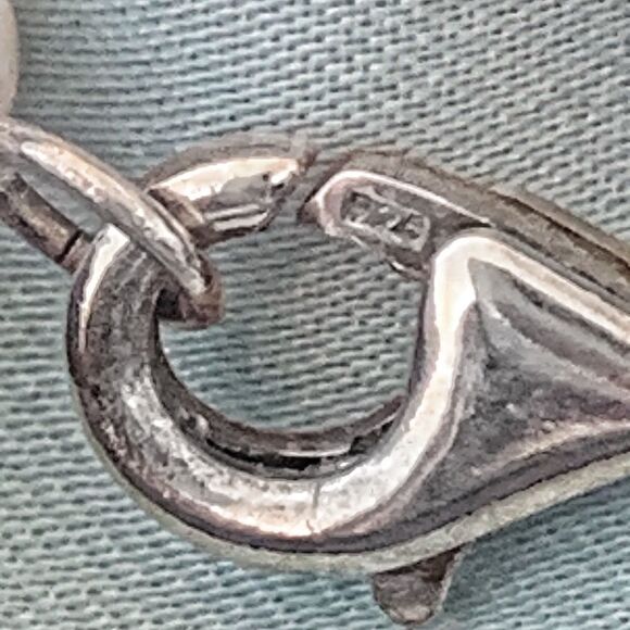 36” freshwater Pearl-citrine-topaz-amythyst-peridot rope necklace Sterling clasp - Picture 6 of 6